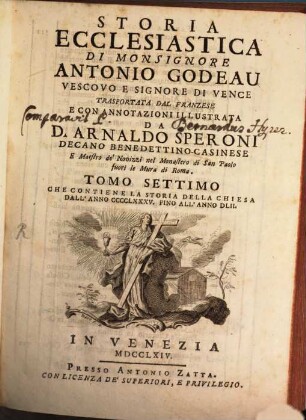 Storia Ecclesiastica, 7. Che Contiene La Storia Della Chiesa Dall'Anno CCCCLXXXV. Fino All'Anno DLII.