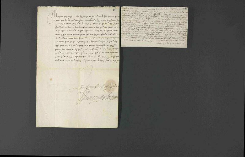 Verwendung Herzog Christophs von Württemberg für König Heinrich II. von Frankreich am kaiserlichen Hof.