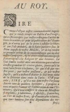 Au Roy. Sire