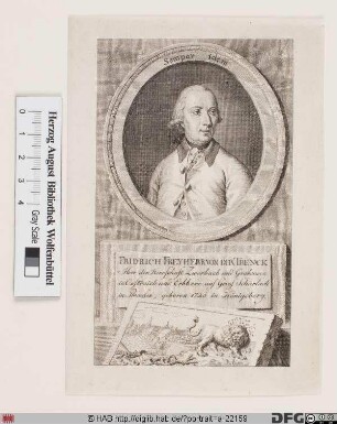 Bildnis Friedrich Frhr. von der Trenck