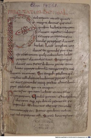 Commentarius in psalmos - BSB Clm 14561