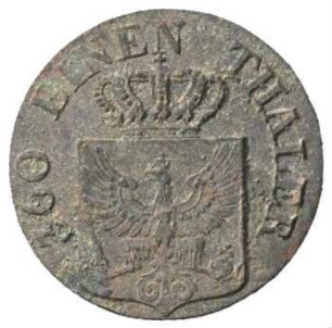 Fundmünze, Pfennig, 1827