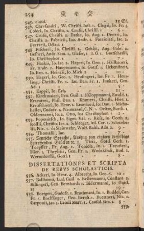 Dissertationes et Scripta de Rebus Scholasticis