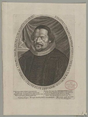 Bildnis des Iohannes Conradvs Dannhavvervs