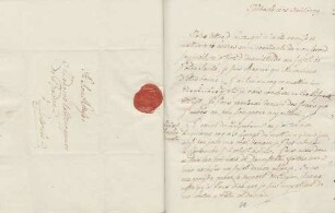 Karl Friedrich von Baden an Karoline Luise von Baden (Eschbach)