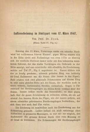 Lufterscheinung in Stuttgart vom 17. März 1867