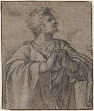Halbfigur eines Betenden