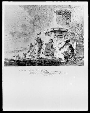 Landschaft mit Figuren