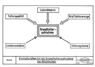 Einflußgrößen für die Grundfutteraufnahme bei Milchkühen