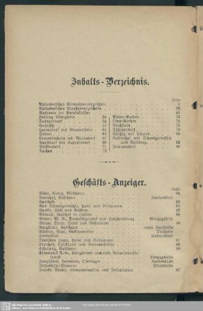 Geschäfts-Anzeiger