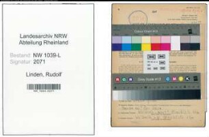 Entnazifizierung Rudolf Linden , geb. 23.05.1914 (Maurer)