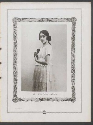[Fotografía de] Srta. Lolita García Montaner