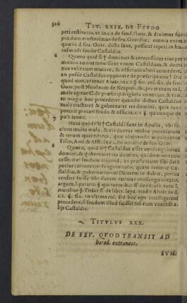 Titulus XXX. Quod transit ad hared. extraneos.