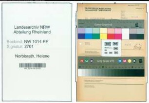 Entnazifizierung Helene Norbisrath , geb. 00.00.0000 ()