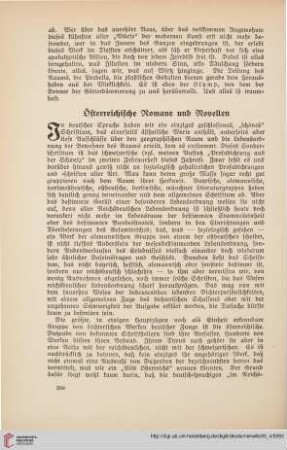 30: Österreichische Romane und Novellen