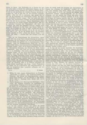 151-153 [Rezension] Zöllig, August, Die Inspirationslehre des Origenes