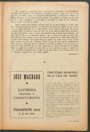 Funciones infantiles en la casa del teatro