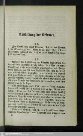 Ausbildung der Rekruten