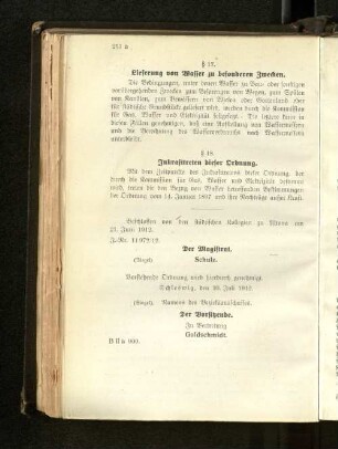 § 18. Inkrafttreten dieser Ordnung.