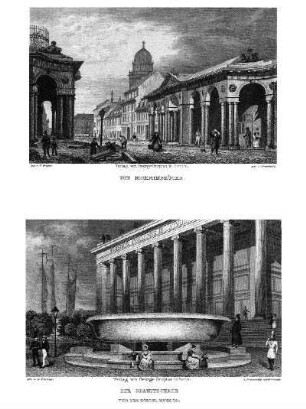 Tafel: Die Mohrenbrücke; Die Granitschale