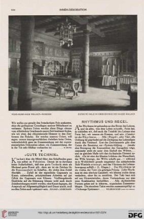 Rythmus und Regel