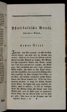 [I. Die Wärme.]