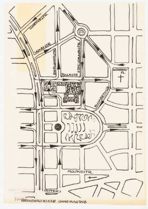 Rosengarten, Mannheim Kongresszentrum: Verkehrsskizze