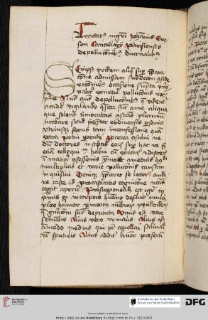 Johannes Gerson, De cognitione castitatis