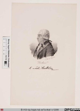 Bildnis Nicolaus Luckner (1784 Graf von)