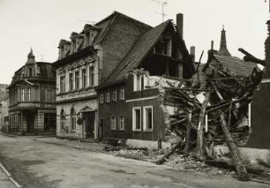 Haldensleben, eingestürztes Wohnhaus, 1990