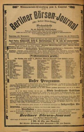 Würzburger General-Anzeiger : mit süddeutschem Holzverkaufs- und Submissionsanzeiger. 8. 1890, 9 - 12
