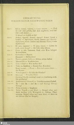 Übersetzung italienischer Redewendungen