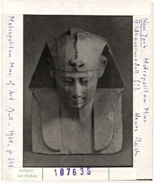 New York. Bildhauermodell (Neues Reich). Metropolitan Museum