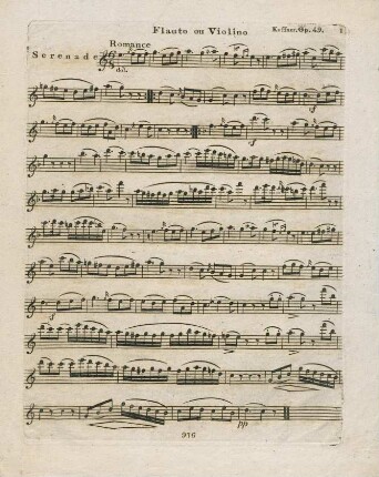 Flauto ou Violino