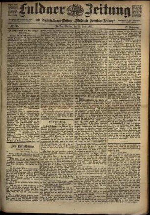Ausgabe vom Montag, den 25. Juni 1900.