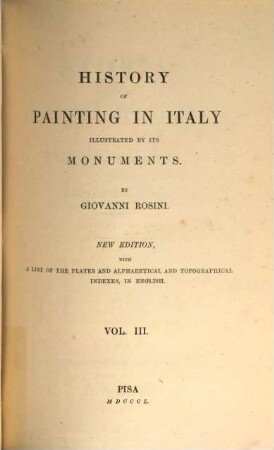 Storia della pittura italiana esposta coi monumenti, 3