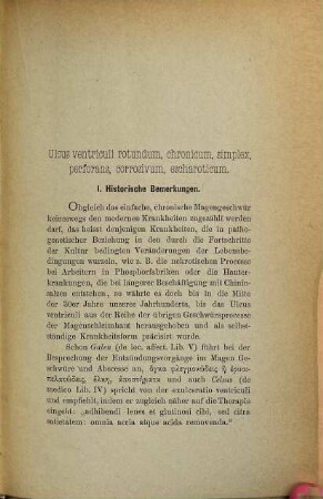 Ueber das Ulcus ventriculi rotundum : Inaug. Diss.