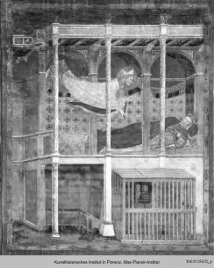 Kapellenausmalung : Nikolausszenen : Der heilige Nikolaus erscheint Konstantin