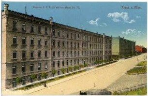Riesa. Kaserne d. K.S. 3. Feld-Art.-Regt. No. 32