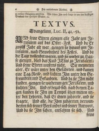 Textus. Evangelium, Luc. II, 41.-52