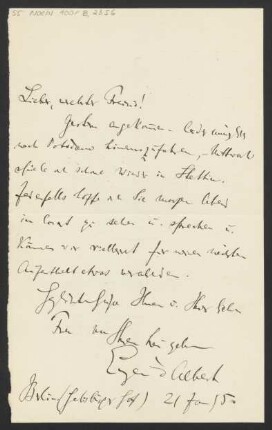 Brief an Karl Klindworth : 02.01.1895