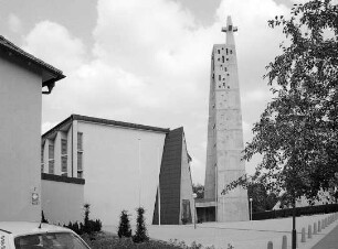 Kath. Kirche St. Ulrich (Kath. Kirche); Hünfeld, Appelsbergstraße 9, Berliner Straße 4