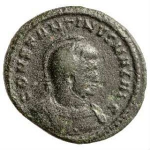 Münze, Follis, Aes 3, 319 n. Chr.