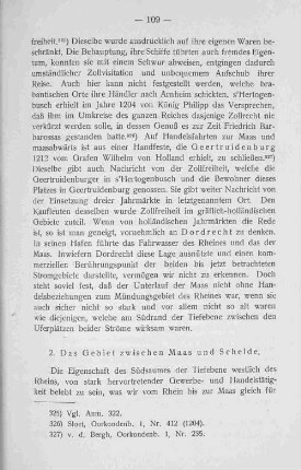 2. Das Gebiet zwischen Maas und Schelde.