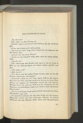 Das geöffnete Herz