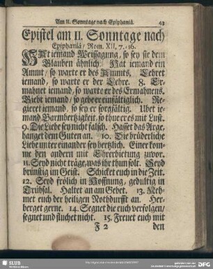 [Am II. Sonntage nach Epiphaniae]