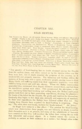 Chapter XXI. Head-hunting
