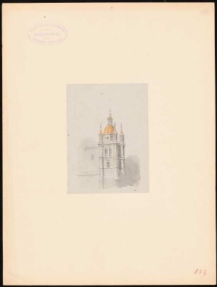 Kirchturm: Perspektivische Ansicht