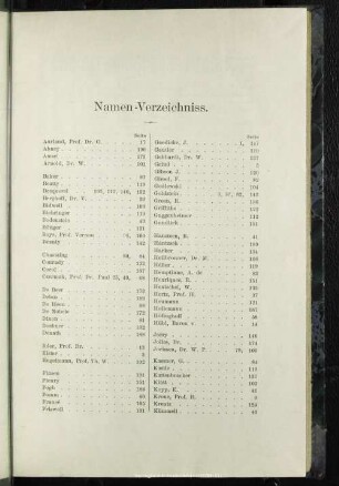 Namen-Verzeichniss