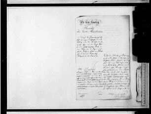 Gnadengesuche wegen Diebstahl und Raub (1852)